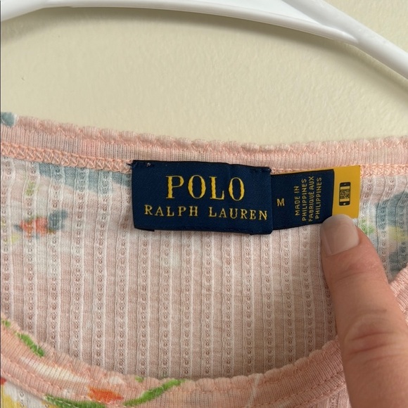 Polo by Ralph Lauren Pink Floral Women's Top - Picture 2 of 5